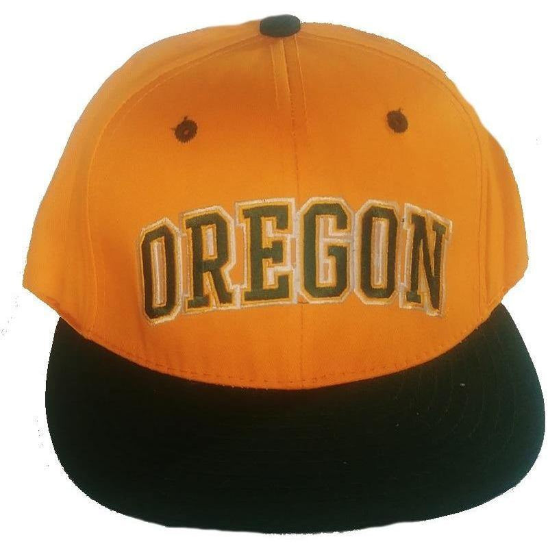 Oregon Ducks Yellow Snapback Hat - LA REED FAN SHOP
