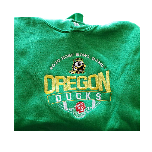 2020 Rose Bowl Oregon Ducks Hooded Sweater - LA REED FAN SHOP