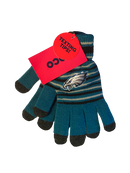 Philadelphia Eagles Acrylic Stripe Gloves