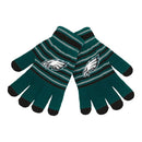 Philadelphia Eagles Acrylic Stripe Gloves