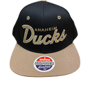 Anaheim Ducks Black Snapback Zephyr Hat NHL
