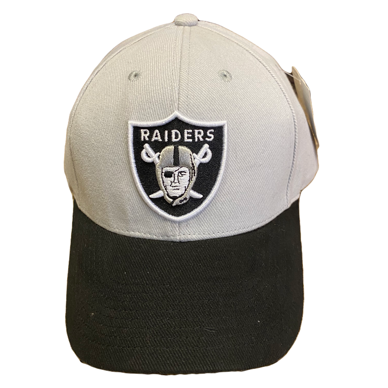 Raiders Gray Reebok  Adjustable Hat - LA REED FAN SHOP