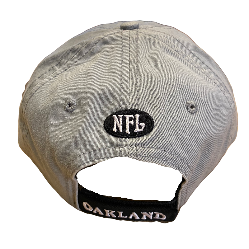 Raiders Reebok Gray Adjustable Hat - LA REED FAN SHOP