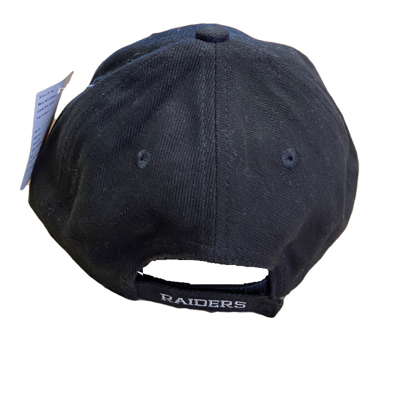 Raiders Black and Gray Adjustable Hat - LA REED FAN SHOP