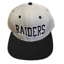 Raiders Gray and Black Reebok Snapback Hat - LA REED FAN SHOP