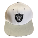 Las Vegas Raiders White & Gray Reebok Snapback Hat - LA REED FAN SHOP