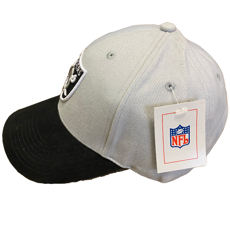Las Vegas Raiders Gray and Black Adjustable Hat - LA REED FAN SHOP
