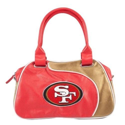 San Francisco 49ers Perfect Bowler Purse Hand Bag - LA REED FAN SHOP