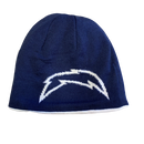 Los Angeles Chargers Women's Knit Reebok 2-Sided Beanie - LA REED FAN SHOP