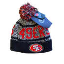 San Francisco 49ers 47' Brand Pom Pom Beanie