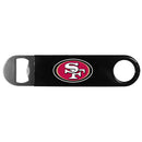 San Francisco 49ers Long Neck Vinyl Bottle Opener 7" Steel