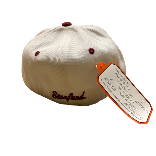 Stanford Cardinal White Zephyr Hat