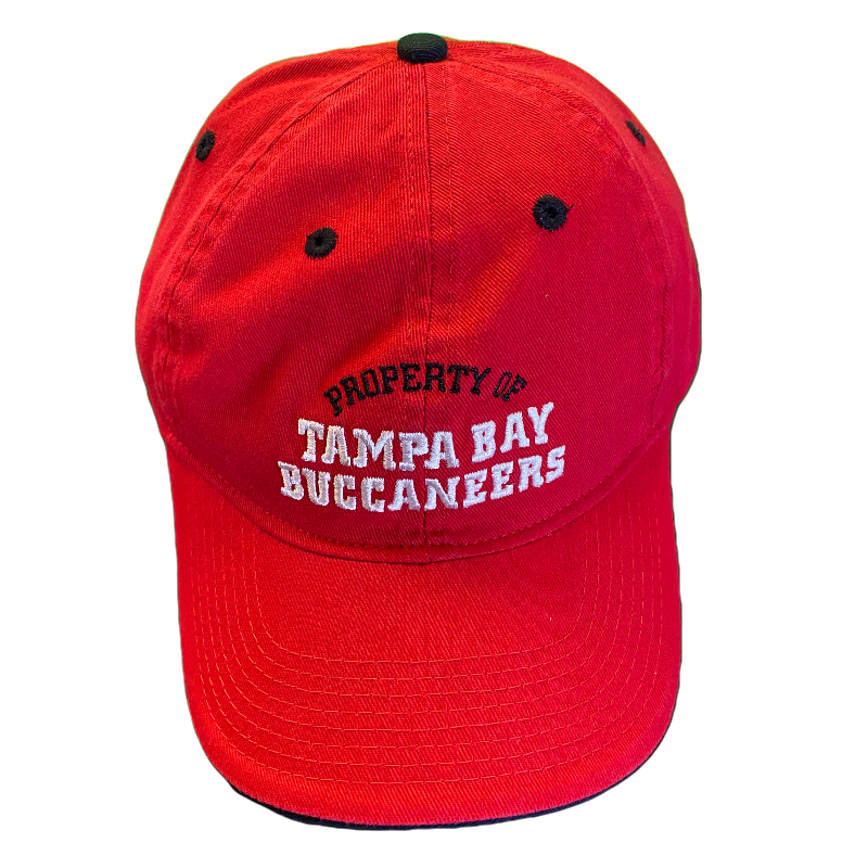 Tampa Bay Buccaneers Red Strap Hat - LA REED FAN SHOP