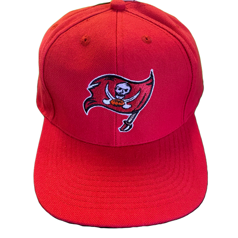 Tampa Bay Buccaneers Adjustable Flat Bill Hat - LA REED FAN SHOP