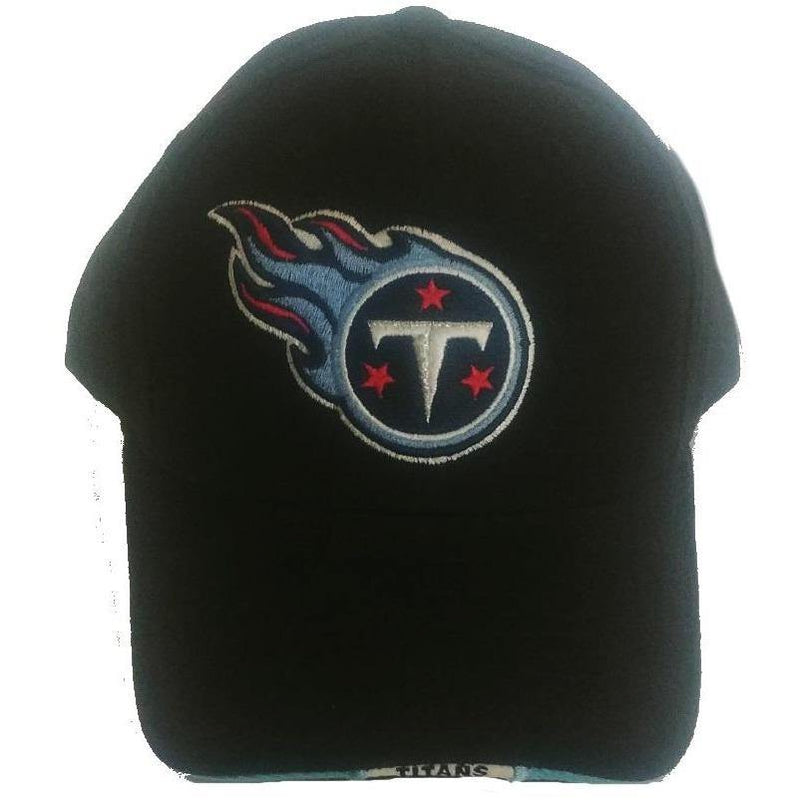 Tennessee Titans Black Adjustable Hat - LA REED FAN SHOP