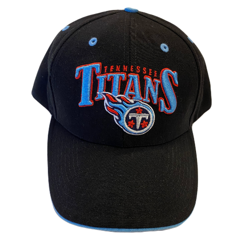 Tennessee Titans Adjustable Black Hat - LA REED FAN SHOP