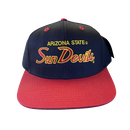 Arizona State Sun Devils Script Spell out Eclipse Black Hat Vintage