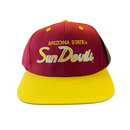 Arizona State Sun Devils Script Spell out Eclipse Maroon Hat Vintage