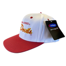 Arizona State Sun Devils Script Spell out Eclipse White Hat Vintage