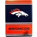 Denver Broncos Team Logo Tin Sign - LA REED FAN SHOP