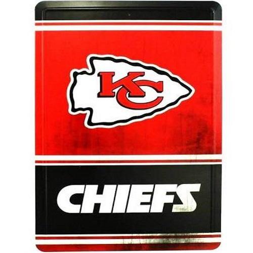 Kansas City Chiefs  Tin Sign - LA REED FAN SHOP